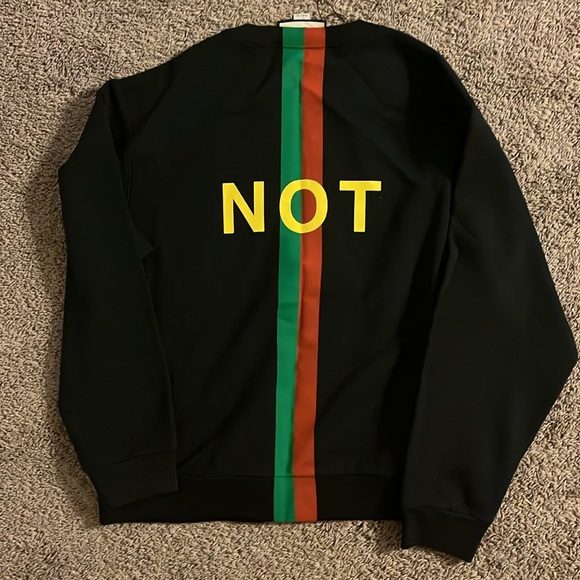 Gucci Black Sweatshirt with Yellow, Red, and Green Accents - Picture 2 of 5